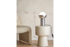 Tischlampe Chrome - Chromoptik aus Metall