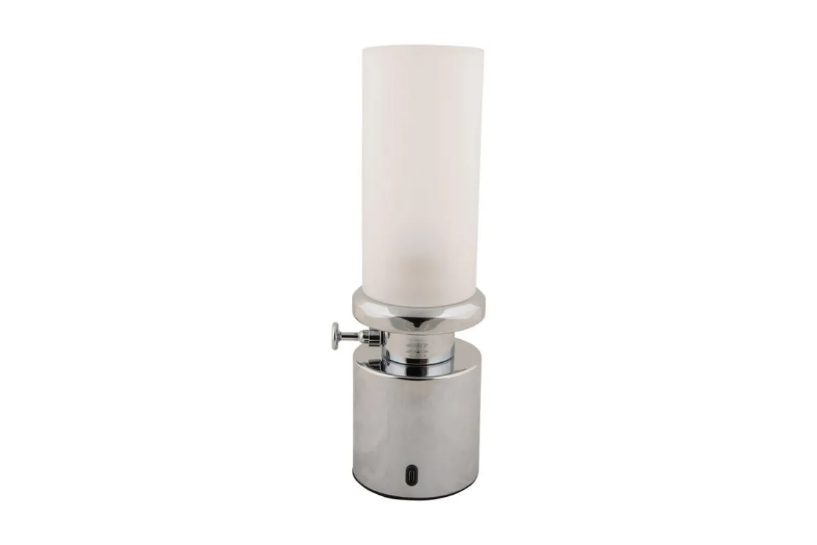 Tischlampe Eldra - in Chrom mit LED