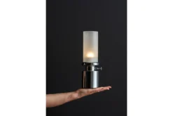 Tischlampe Eldra - in Chrom mit LED