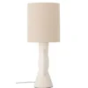 Tischlampe Everni - weißes Steingut