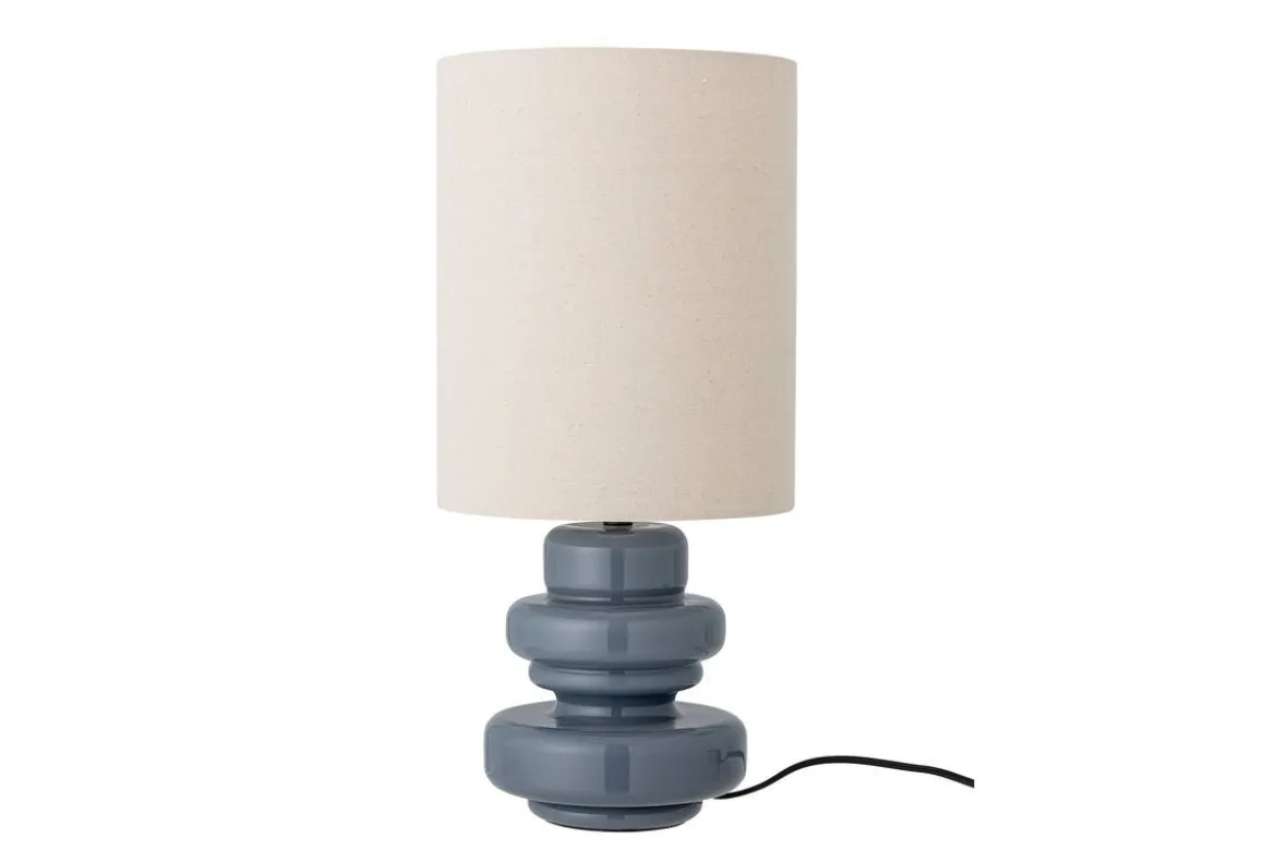 Tischlampe Glory- gewelltes Glas