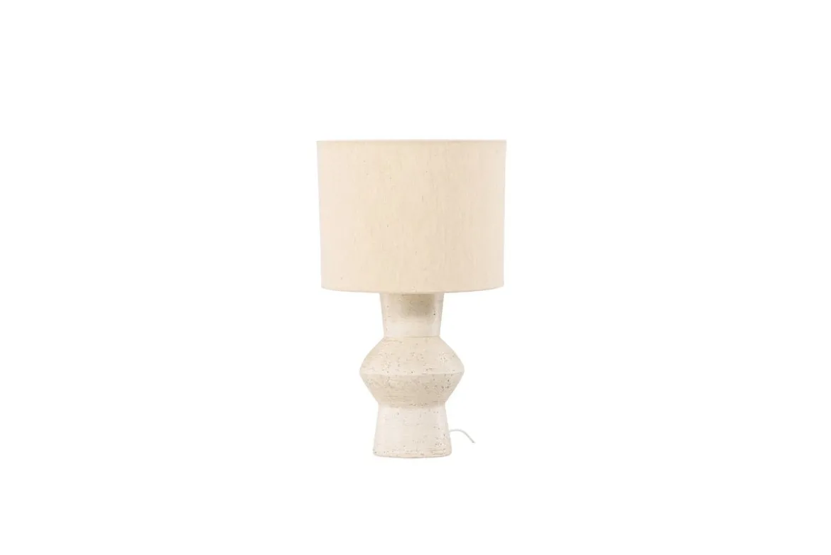 Tischlampe „Ivorya“ – Eleganter Look mit Terrakotta & Jute