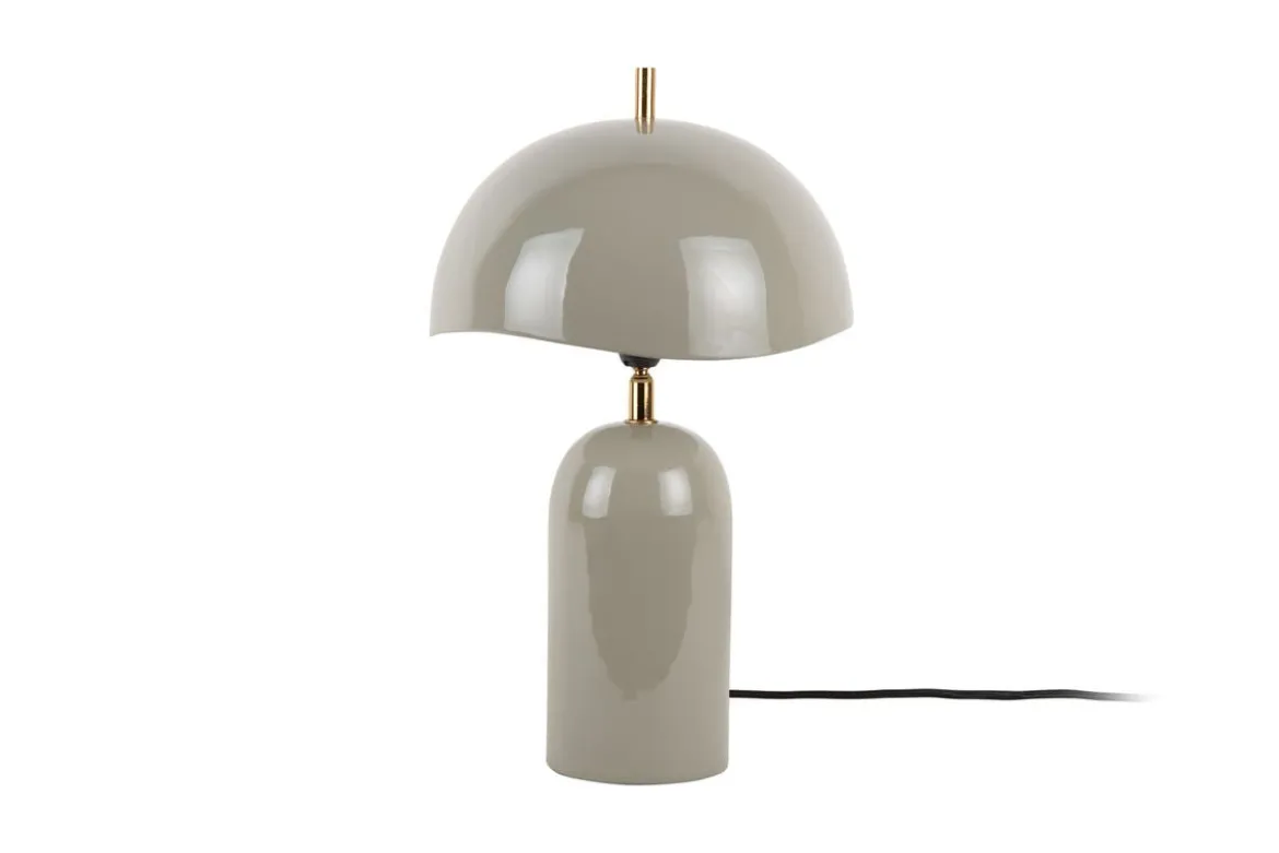 Tischlampe Madeira - Designleuchte aus Eisen mit Wellenschirm