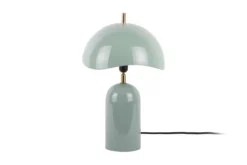 Tischlampe Madeira - Designleuchte aus Eisen mit Wellenschirm