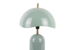 Tischlampe Madeira - Designleuchte aus Eisen mit Wellenschirm