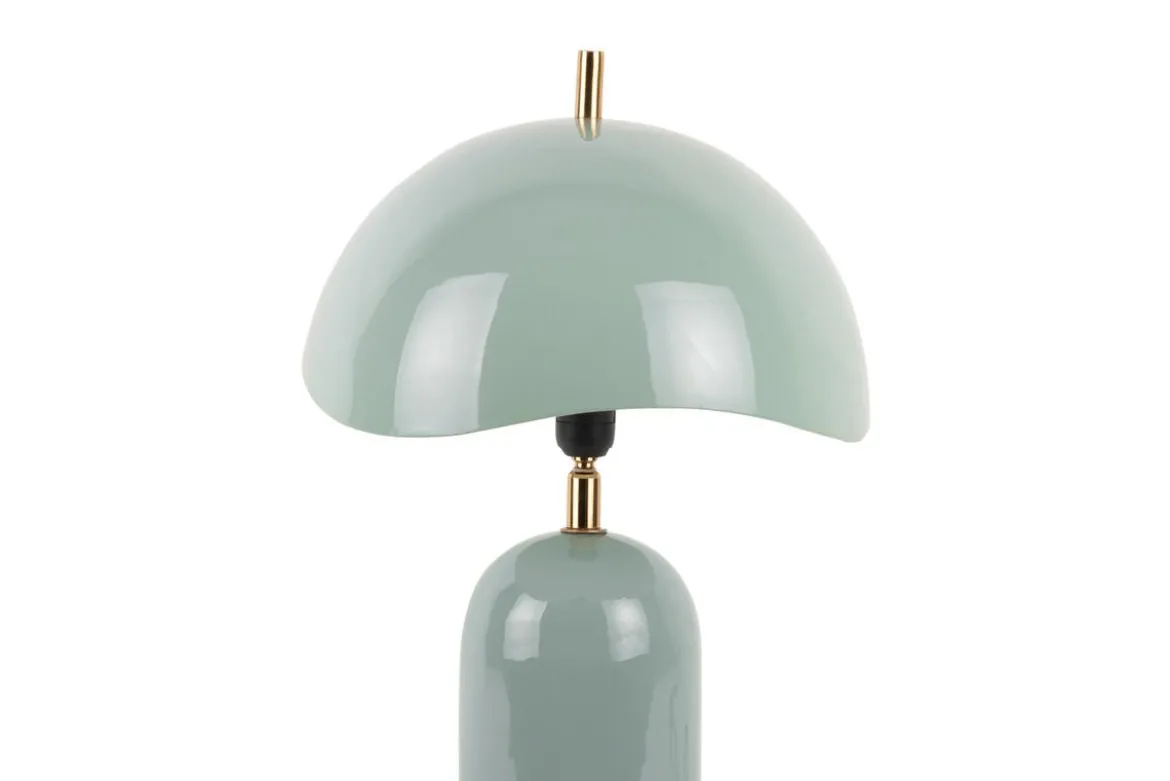 Tischlampe Madeira - Designleuchte aus Eisen mit Wellenschirm