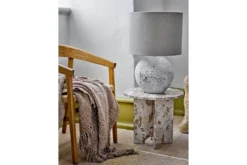 Tischlampe Marbey - aus Steingut