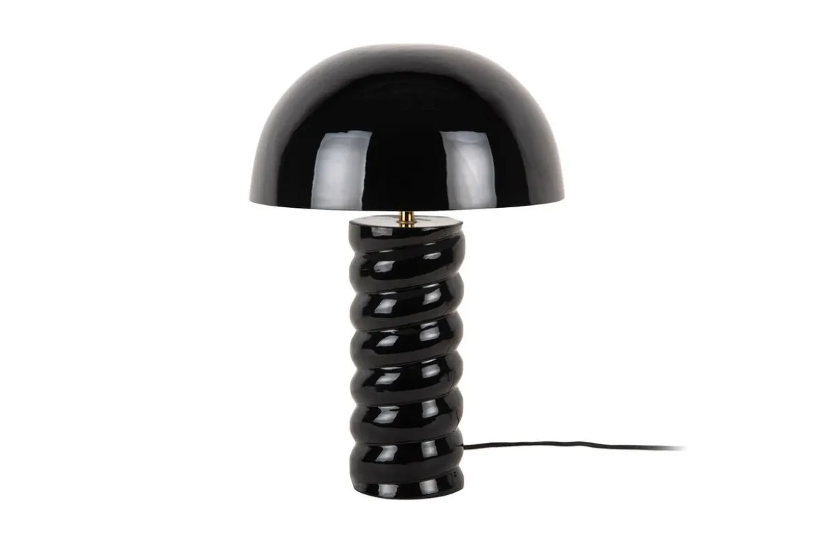 Tischlampe Milano - Designleuchte aus Eisen mit Spiralsockel