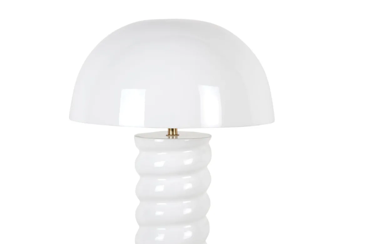 Tischlampe Milano - Designleuchte aus Eisen mit Spiralsockel