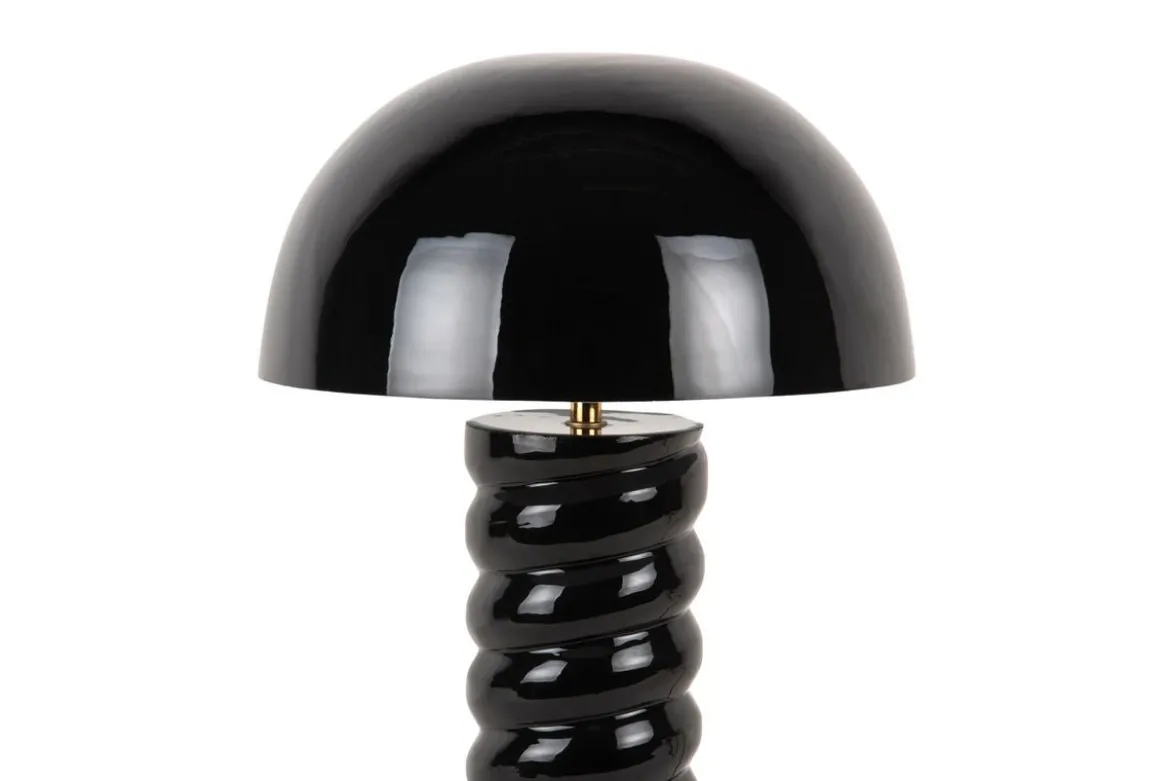 Tischlampe Milano - Designleuchte aus Eisen mit Spiralsockel