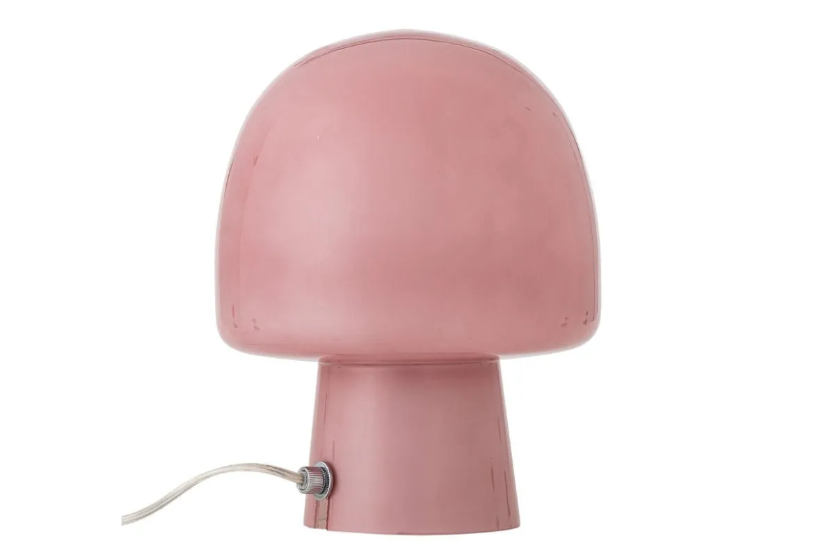 Tischlampe Nysa – Glasleuchte in organischer Pilzform