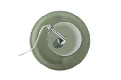 Tischlampe Nysa – Glasleuchte in organischer Pilzform