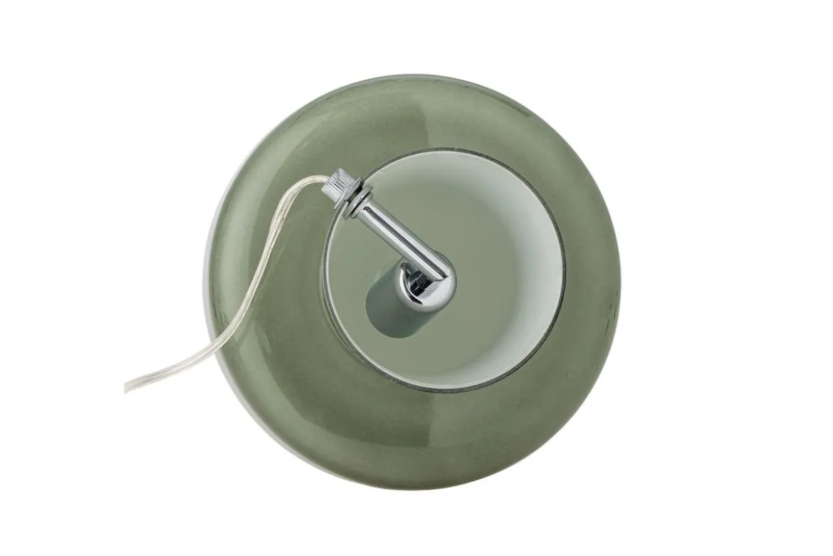 Tischlampe Nysa – Glasleuchte in organischer Pilzform