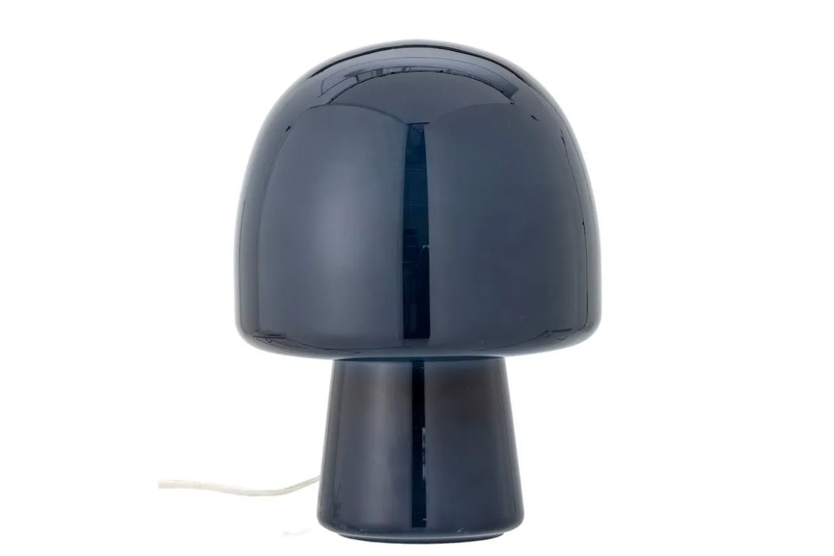 Tischlampe Nysa – Glasleuchte in organischer Pilzform