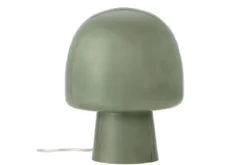 Tischlampe Nysa – Glasleuchte in organischer Pilzform