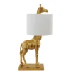 Tischlampe Safarirai - Giraffenleuchte in Gold