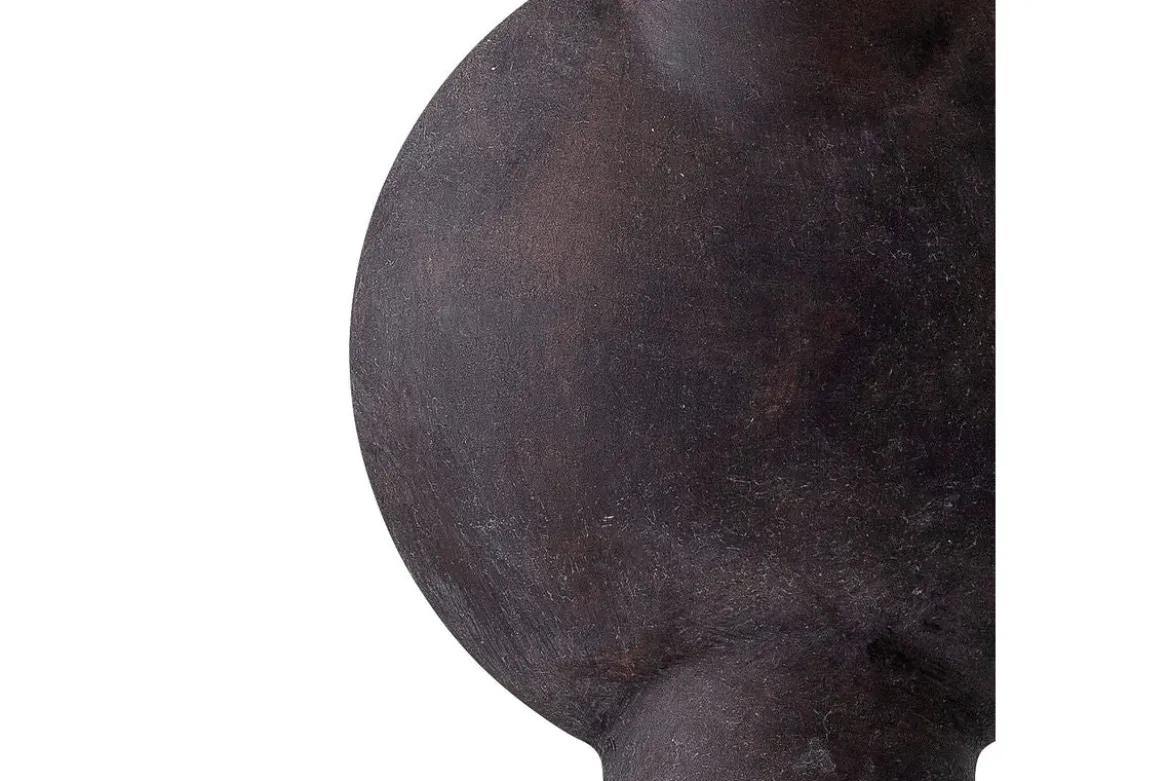 Tischlampe Savage - matt schwarze Terrakotta Leuchte