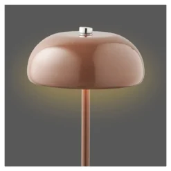 Tischlampe Solmera - elegantes Design in Braun