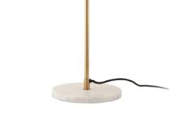 Tischlampe Vindor - Designleuchte aus Eisen mit Wellenschirm