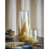 Trinkgläser Kati – klares Glas mit goldenem Farbverlauf (4er-Set)