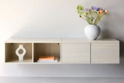 TV-Lowboard Skagen Whitewash – Helles skandinavisches Design