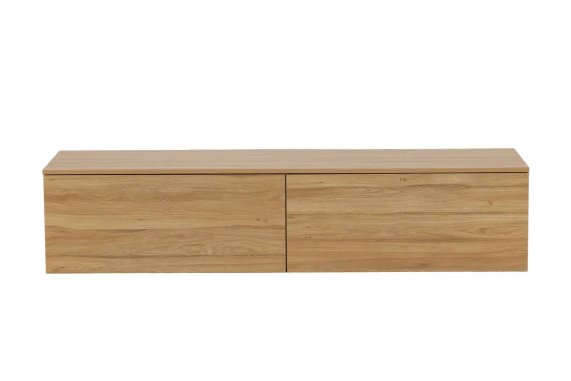TV-Lowboard Valborg – Walnussfurnier in Natur-Optik