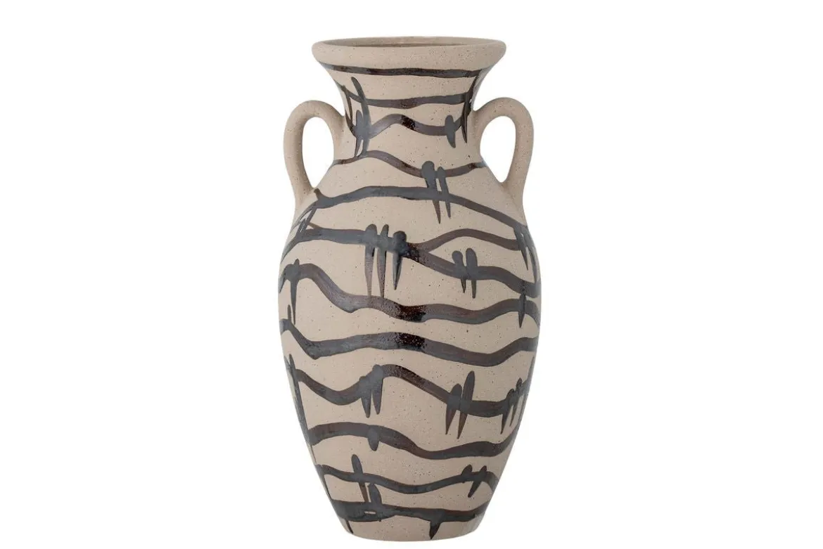 Vase „Alura“ – Schwarzes Steingut