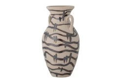 Vase „Alura“ – Schwarzes Steingut