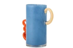 Vase „Alva“ – Blaues Glas