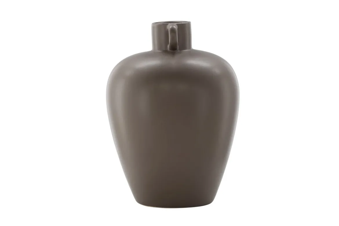 Vase „Alvara“ – Offwhite oder Braun, Steinzeug