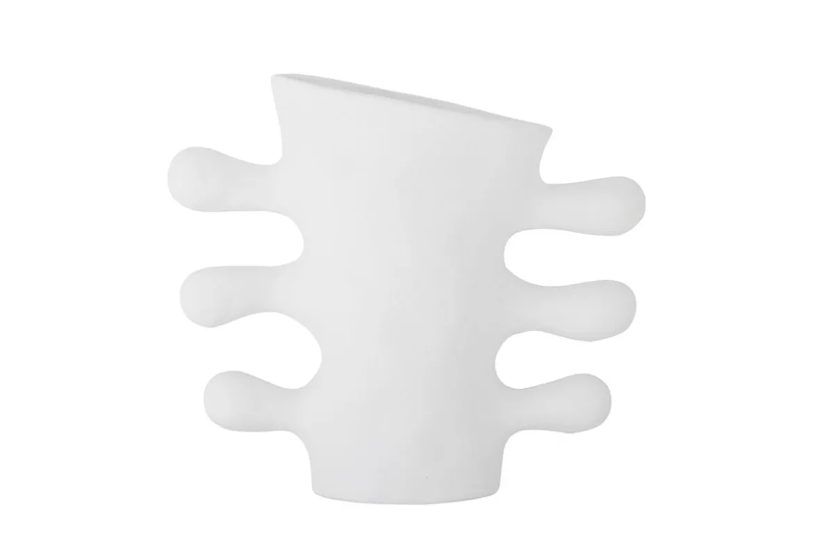 Vase „Alvina“ – Weißes Steingut