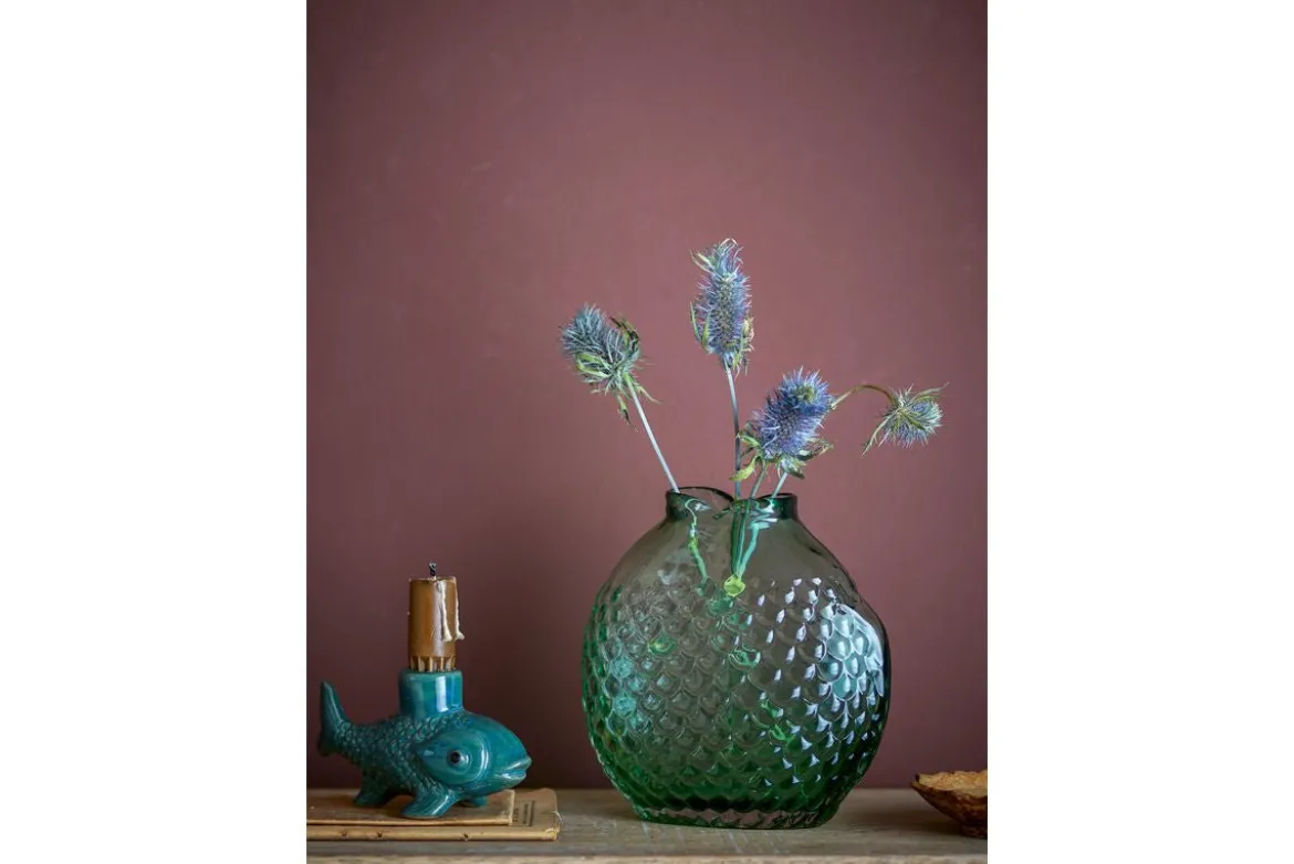 Vase „Aqualis“– Grünes Glas