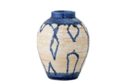Vase „Avero“ – Blaues Steingut