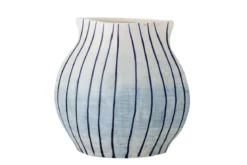 Vase „Bleir“ – handbemaltes Steingut