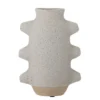 Vase "Brisku" - graue Keramikvase