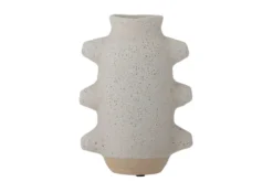 Vase "Brisku" - graue Keramikvase