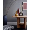 Vase "Brown Circle" - braune Keramikvase