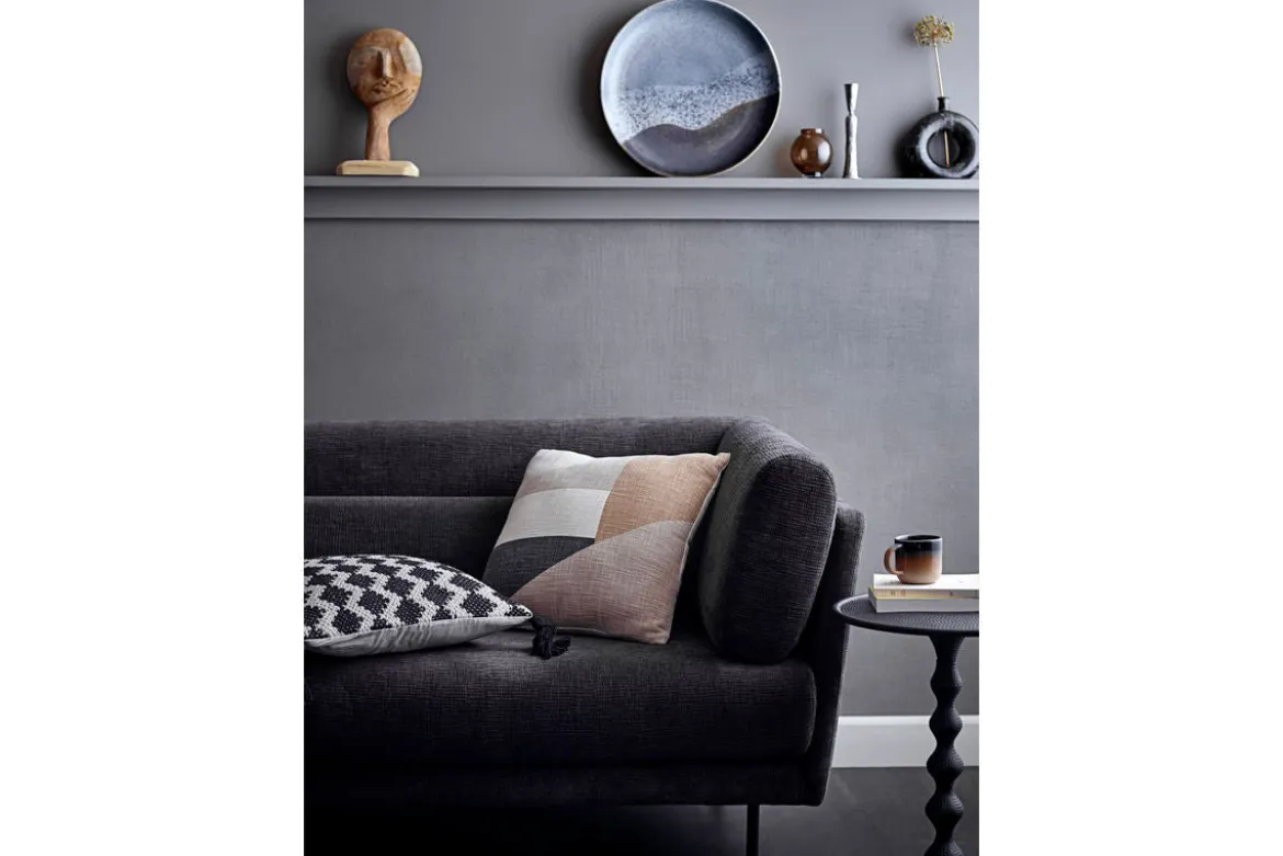 Vase "Brown Circle" - braune Keramikvase