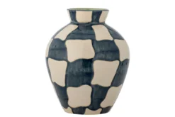 Vase Calma – Handbemaltes Grafikmuster