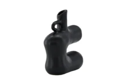Vase Calvera 19 cm – Skulpturales Designobjekt in Weiß oder Schwarz