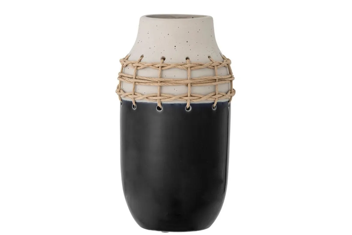 Vase "Darkness" - Keramikvase mit Detail