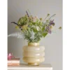 Vase Elara – Mundgeblasenes Glas in warmem Gelb