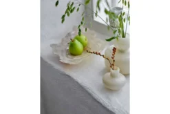 Vase „Elinor“ mit Deckel – Naturfarbenes Glas