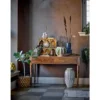 Vase Elio - Braun, aus Steingut