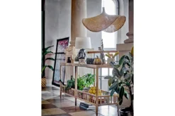 Vase Elio - Braun, aus Steingut