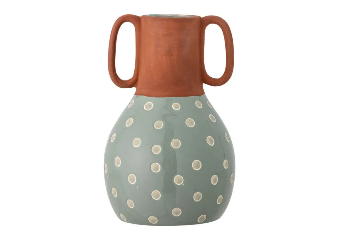 Vase Ellie - Bunt, aus Steingut