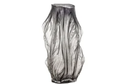 Vase „Elowen“ – Graues Glas