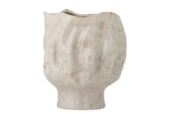 Vase „Elvane“ – Weißes Steingut