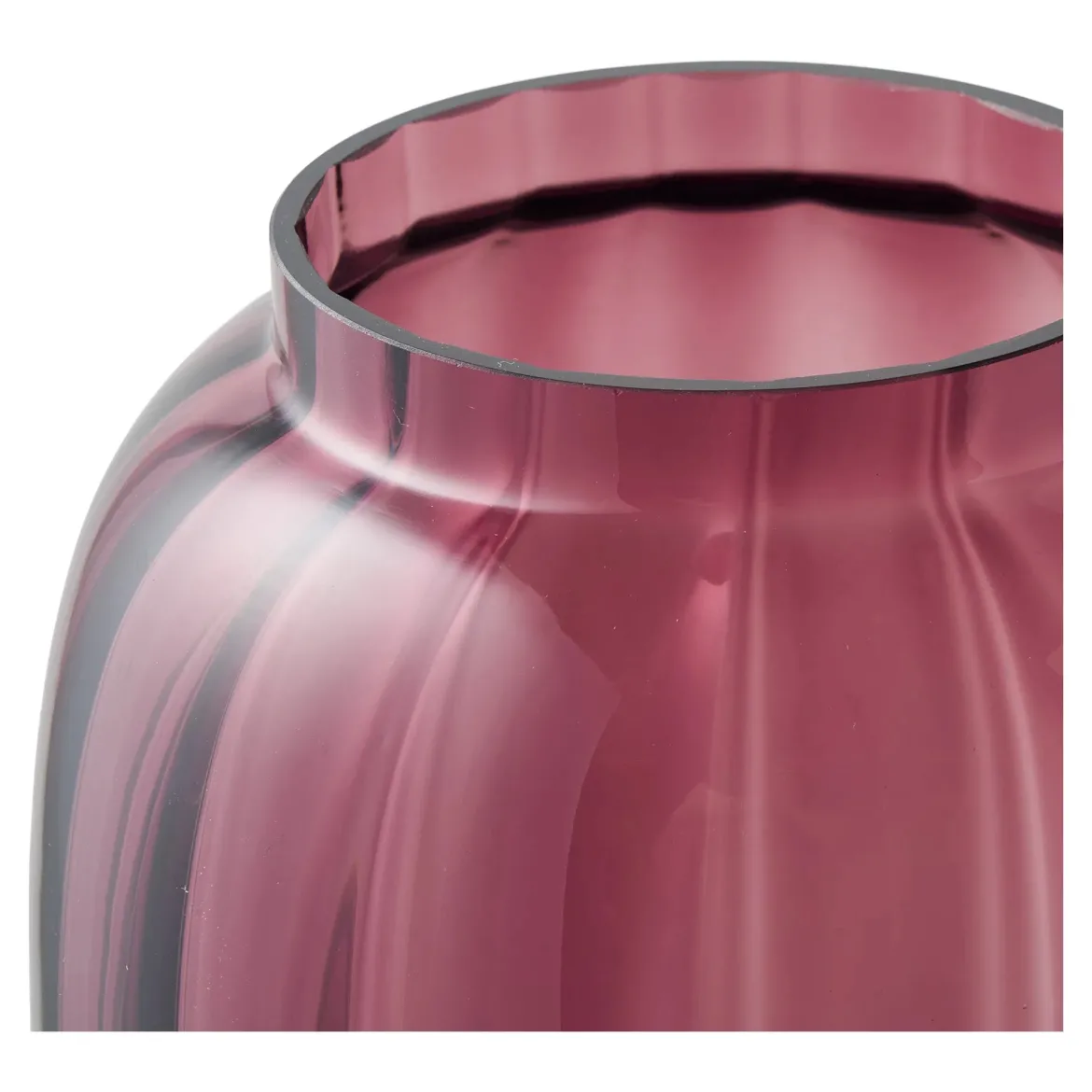 Vase Elvarin - edle Keramikvase in rot
