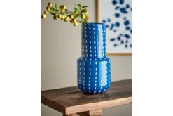 Vase „Elvion“ – Blaues Glas